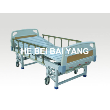 a-43 Three-Function Manual Hospital Bed with ABS Bed Head